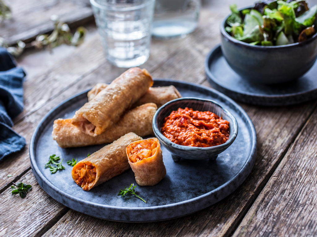 Ajvar snack springrolice