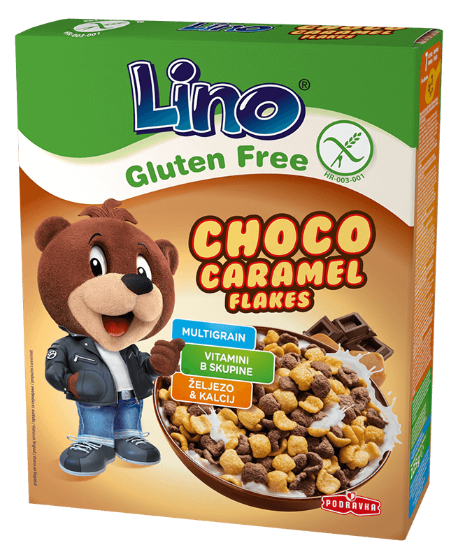 Lino Choco caramel flakes bez glutena
