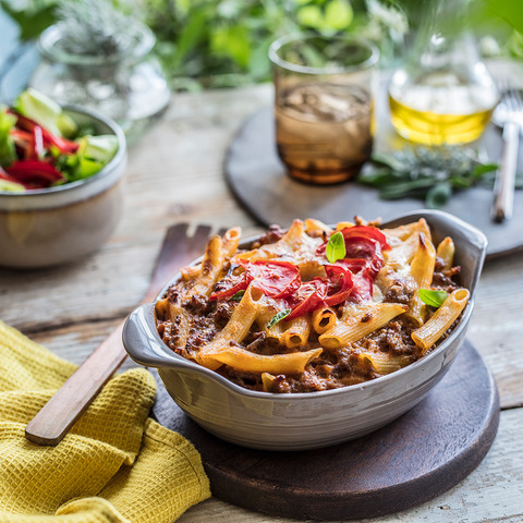 Tjestenina bolognese iz pećnice