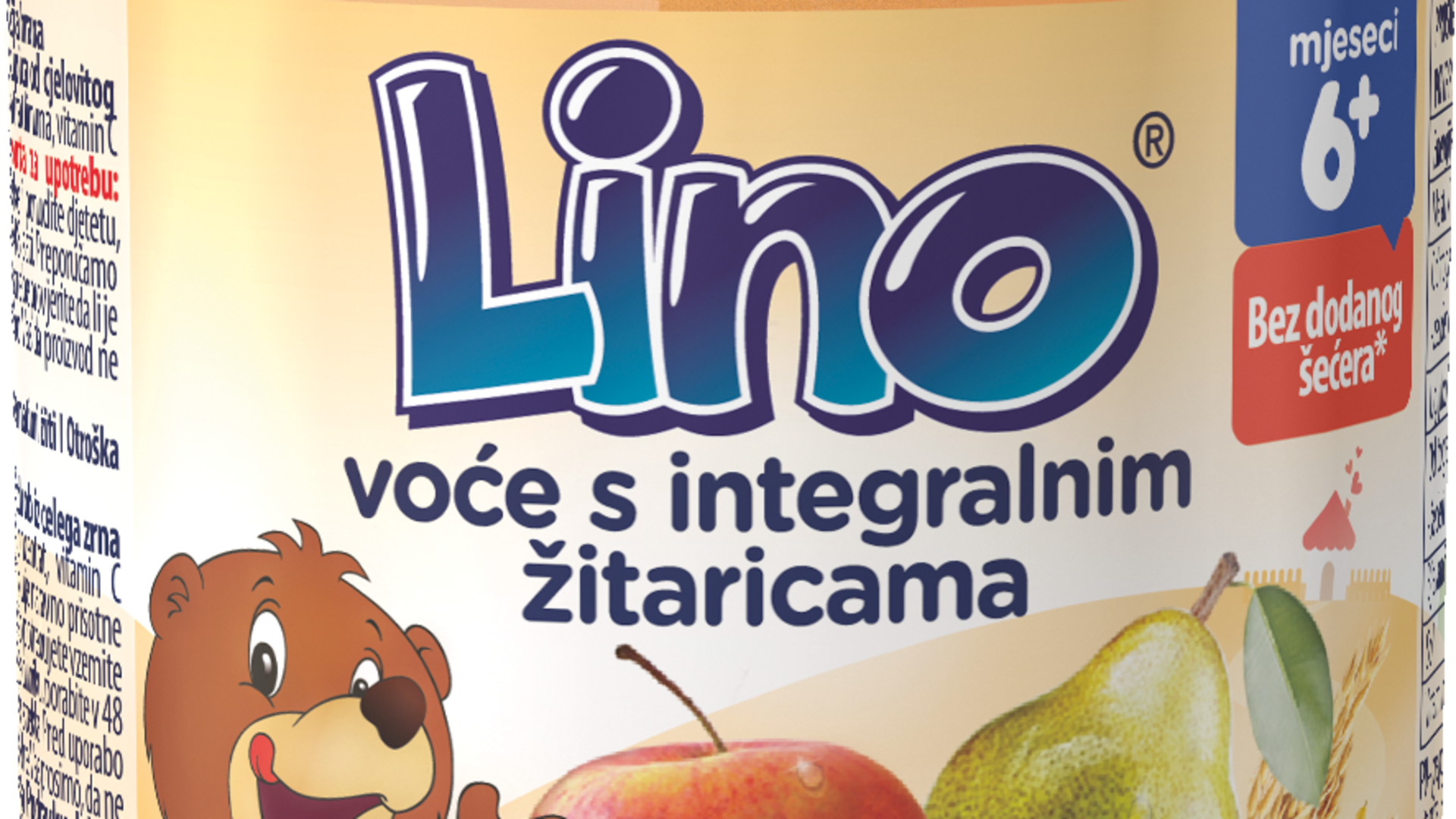 Lino voće s integralnim žitaricama — Lino.eu