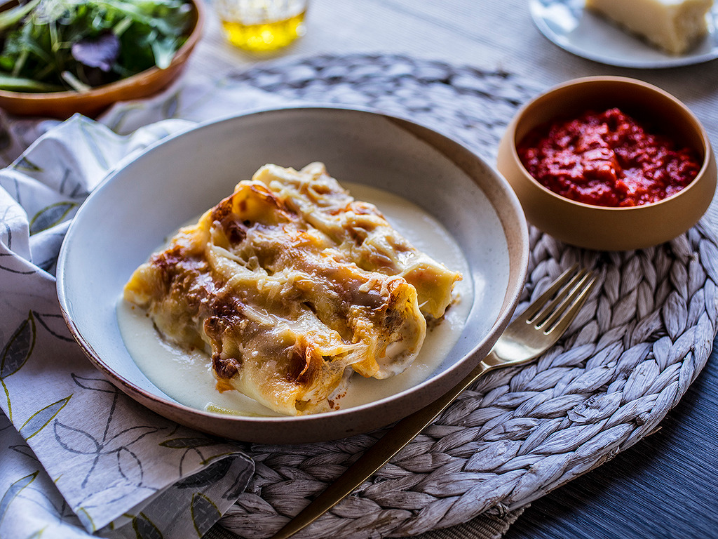 Plnené cannelloni