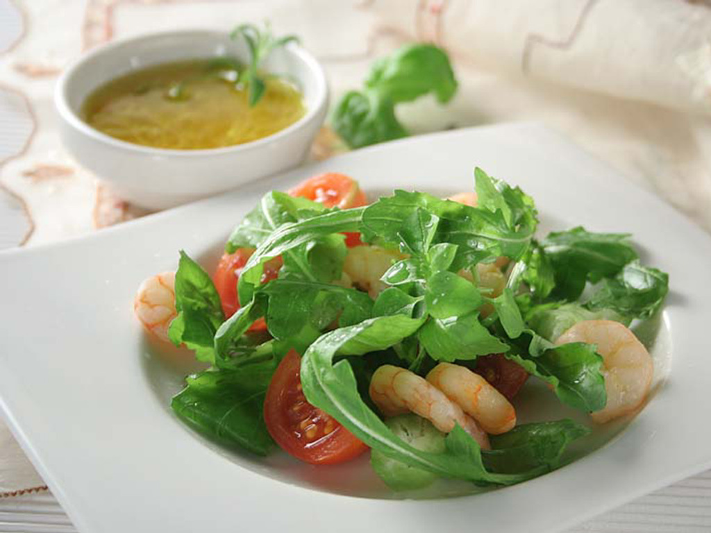 Salata cu creveti si rucola