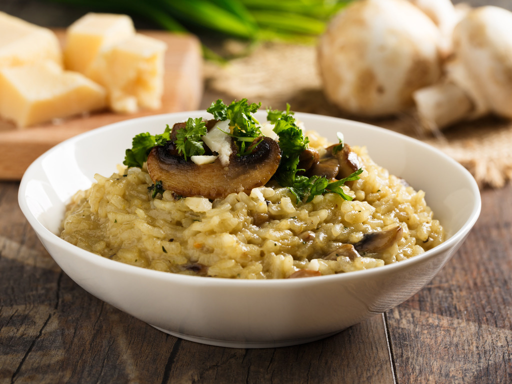 Italské houbové risotto