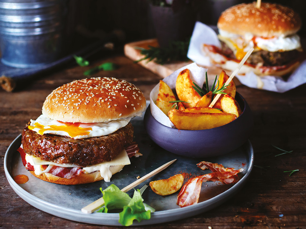Grilovaný hamburger